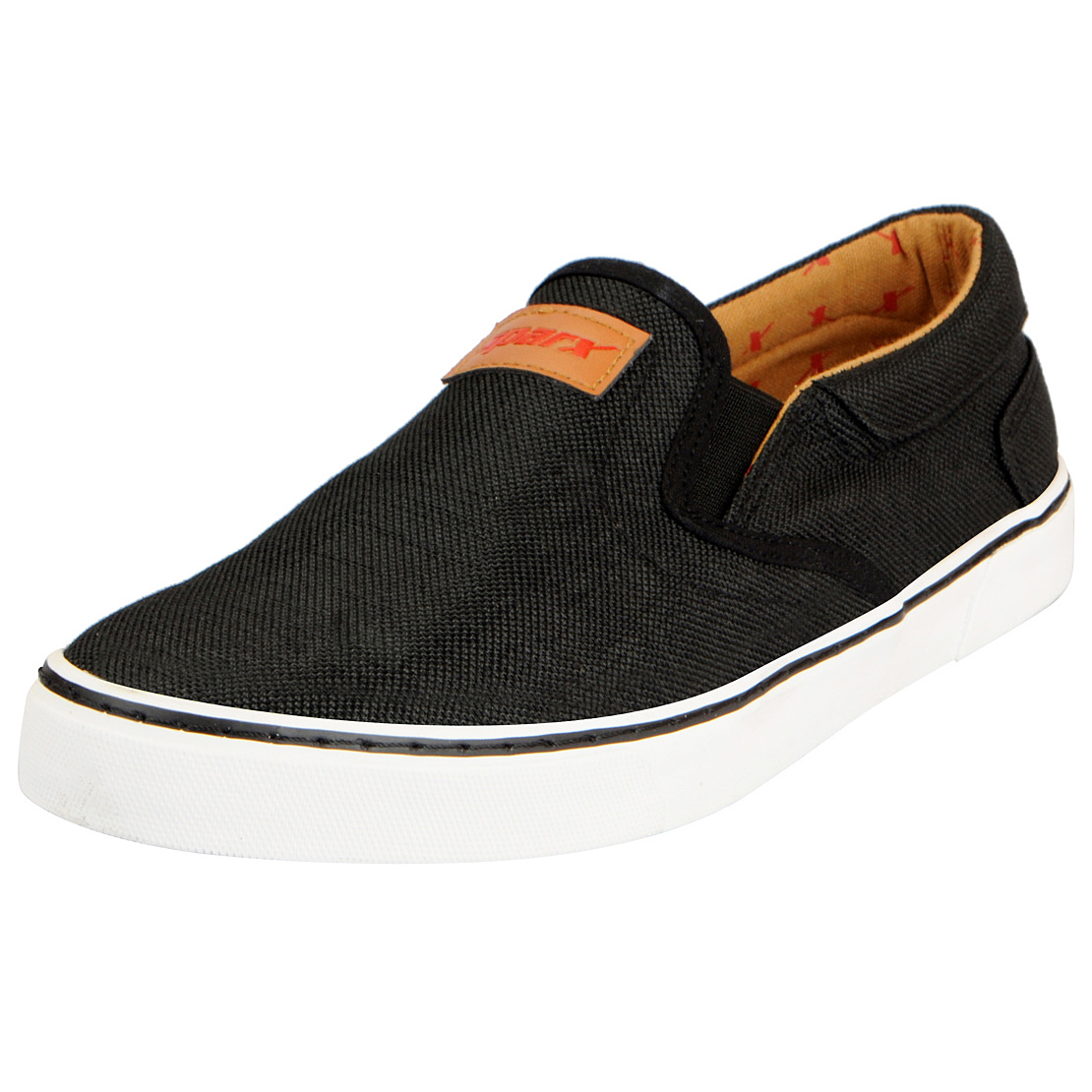 Buy Sparx Men's Black White Canvas Loafers Online @ ₹899 from ShopClues