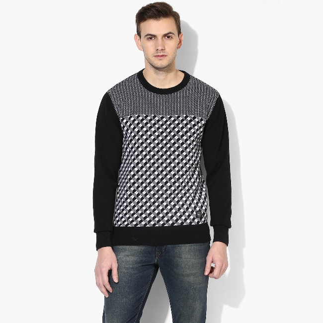 Buy Red Chief Black Full Sleeves Sweaters For Men'S Online @ ₹1695 from ...