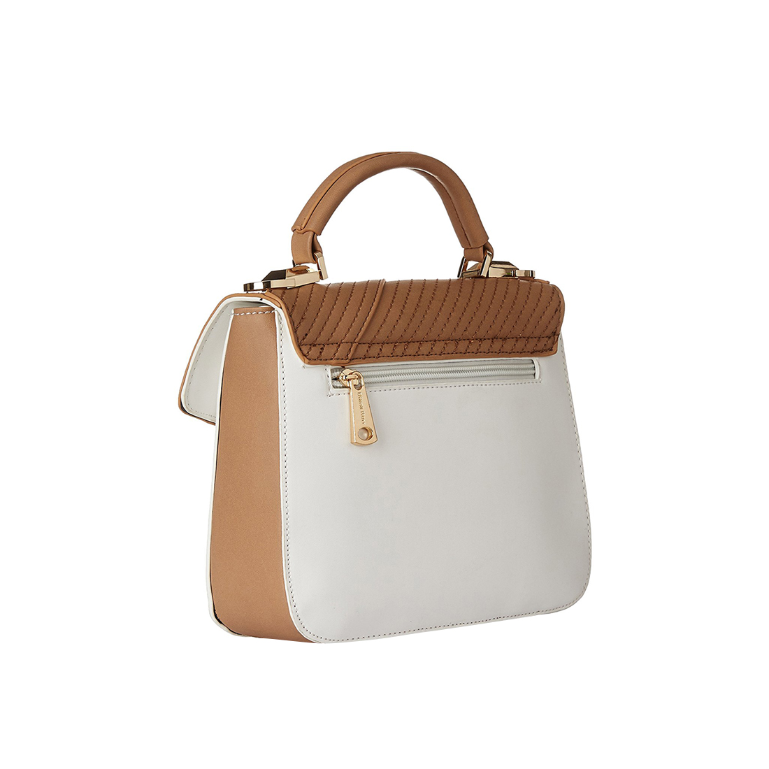 Diana Korr Brown Self Design Sling Bags