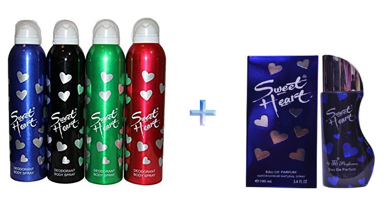 Buy SWEET HEART - BUY 1 DEODRANT(100ML) AND GET 1 PERFUME FREE Online ...