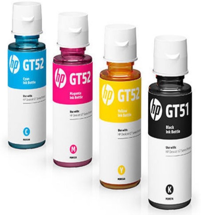 Buy Refill INK Hp Gt51& GT52 Multi Color Ink (Black, Magenta, Cyan ...