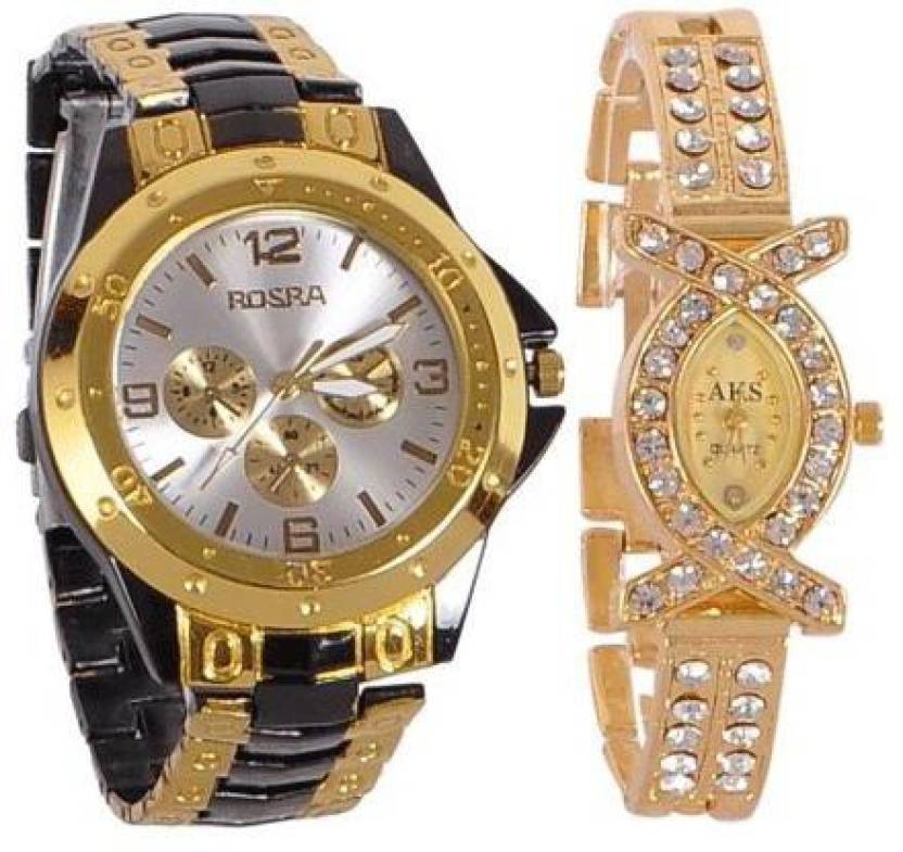 NG RS GB S AKS Analog Watch For Couple by fast selling
