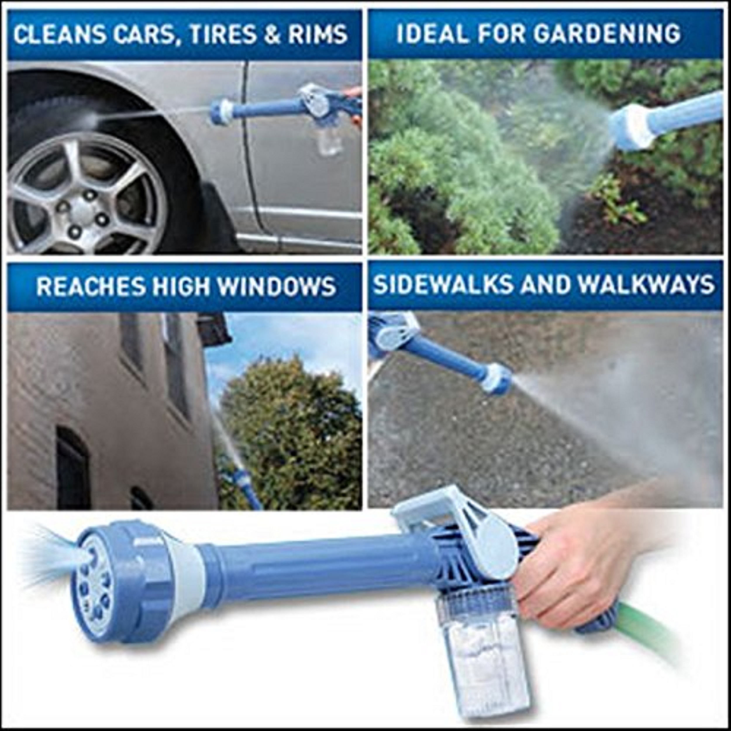 Buy AVMART Jet Water Cannon 8 In 1 Turbo Water Spray Gun For Gardening