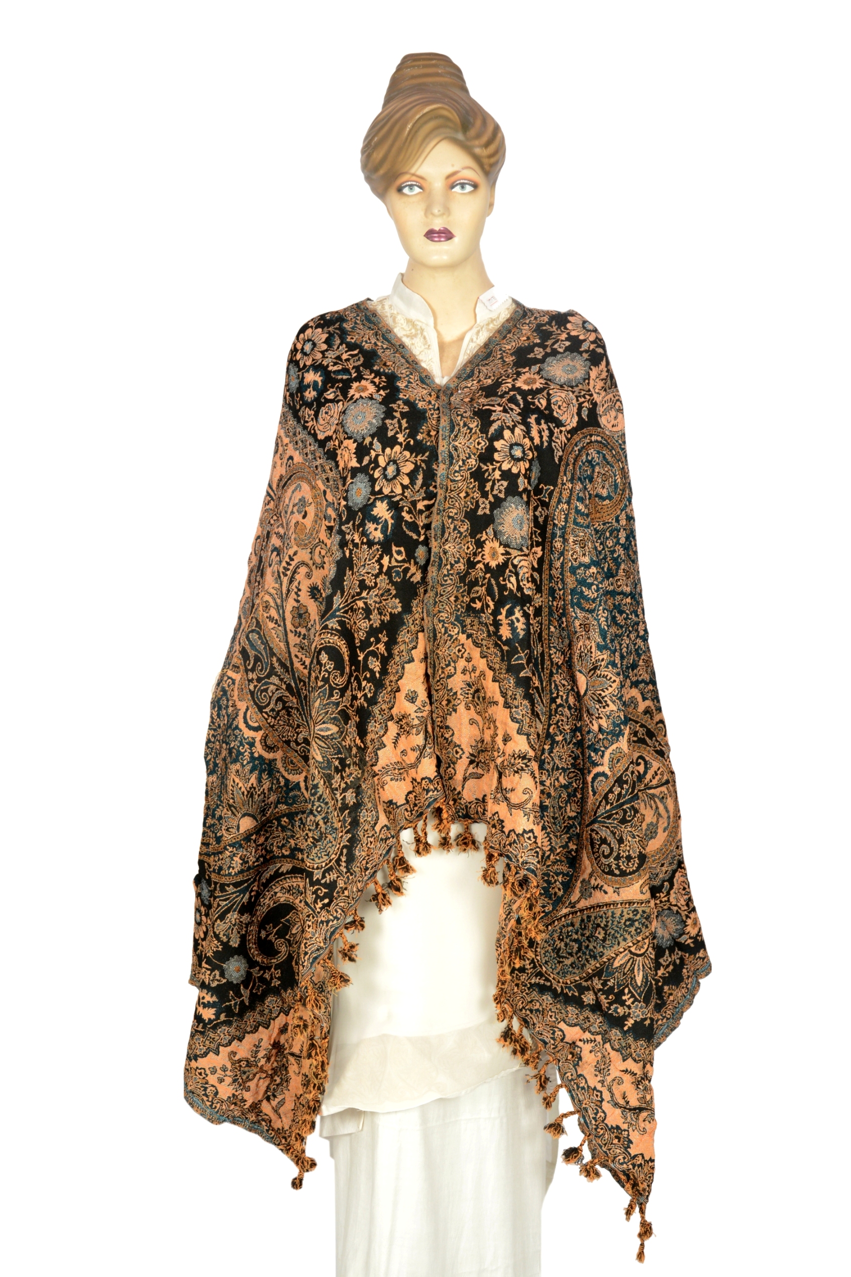 Buy Saffanah Printed Winter Shawl Online @ ₹235 from ShopClues