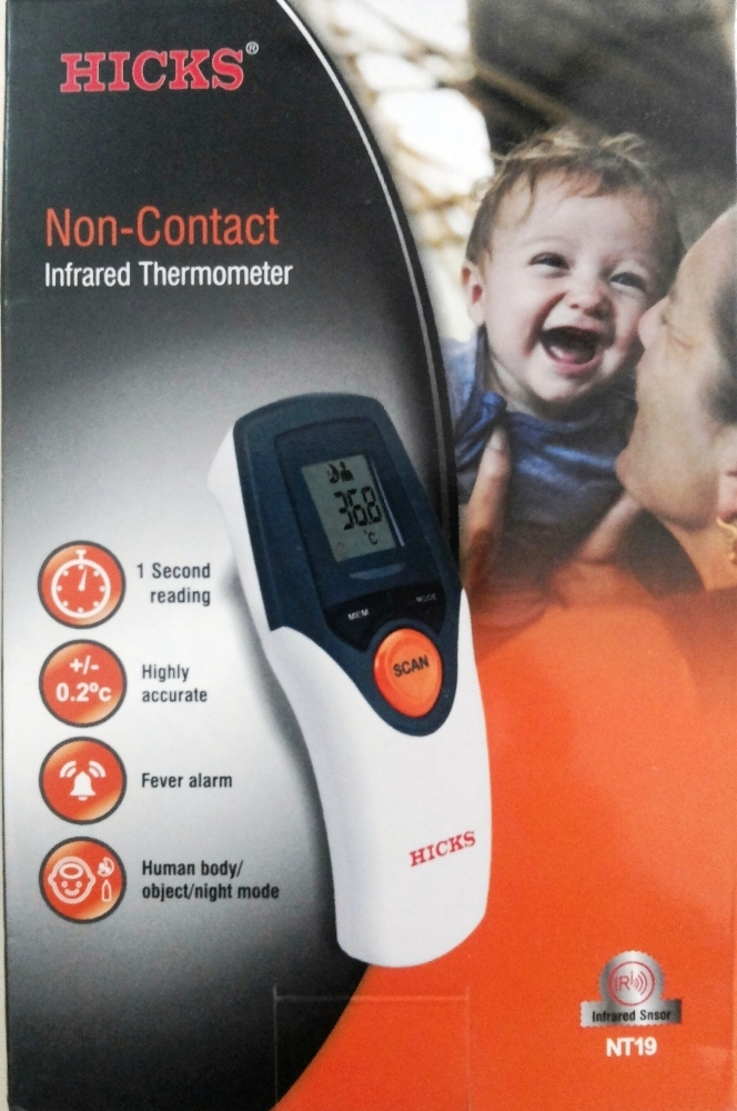 Buy Hicks Infrared Non Contact Digital Thermometer Online ₹1550 from