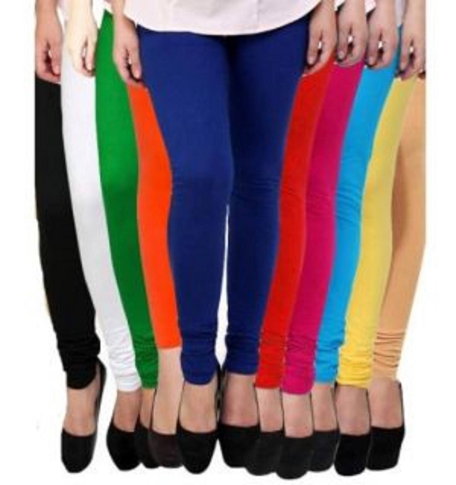 Buy Leggings pack Of 10 combo for girls and women Online ₹1799 from