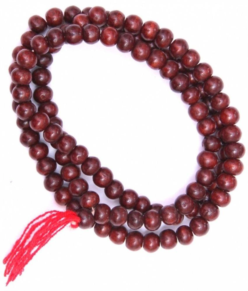 Buy Astro Guruji Red / Lal Color Chandan/ Sandalwood Scented Mala For ...