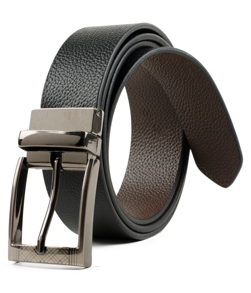 Buy Winsome Deal Black Leather Formal Belts Online @ ₹425 from ShopClues