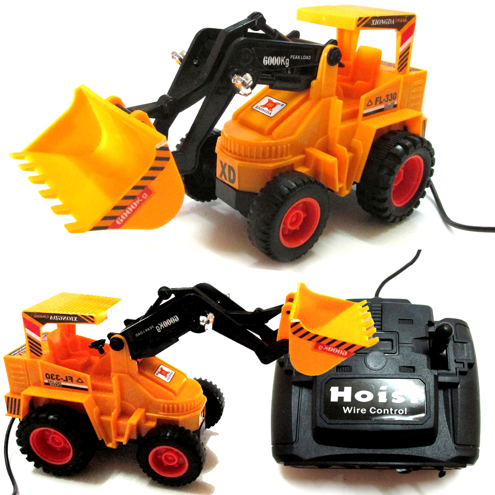 Wired Remote Control Battery Operated Jcb Crane Truck Toys Battery