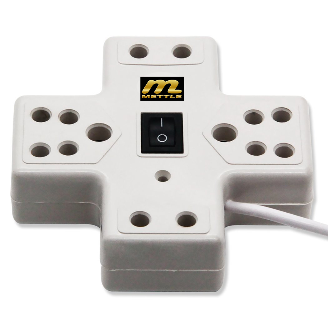 Buy Mettle Extension Board 6 Amp 4 Plug Point with Master Switch, LED