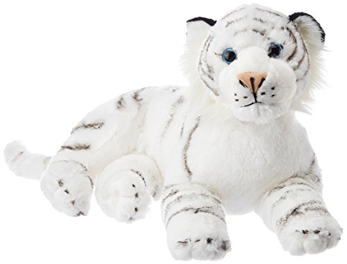 Laying White Tiger Cuddlekin 16 by Wild Republic