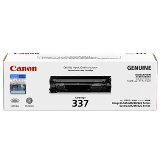 Canon 337 Black Toner Cartridge MF211 MF212w MF215 MF217w MF221d MF226dn MF229d