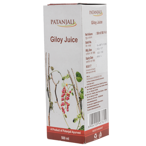 Buy Patanjali Giloy Juice (L) 500ml Online ₹90 from ShopClues