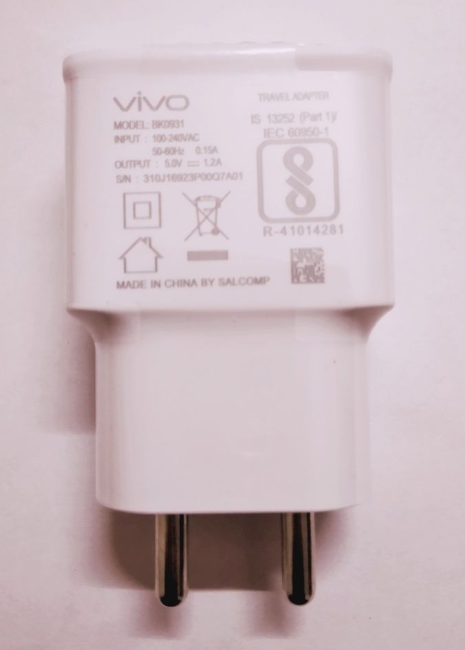 Buy Vivo Y21 / Y31 / Y51 / Y55 / V5 Standard Travel Adapter / Charger ...