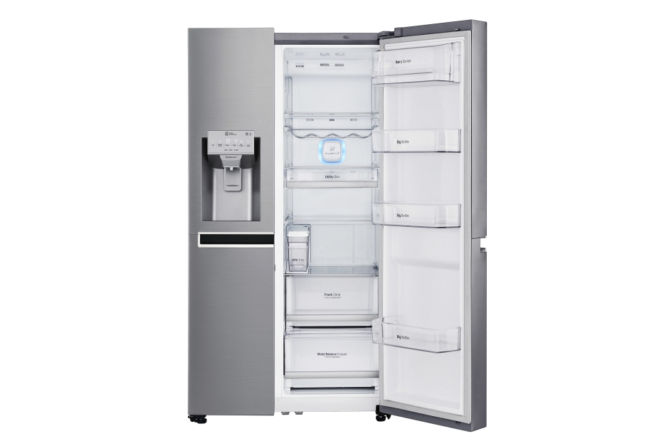 Buy LG GCL247CLAV 668 L Frost Free Side By Side Refrigerator (Shiny Steel) Online ₹103990