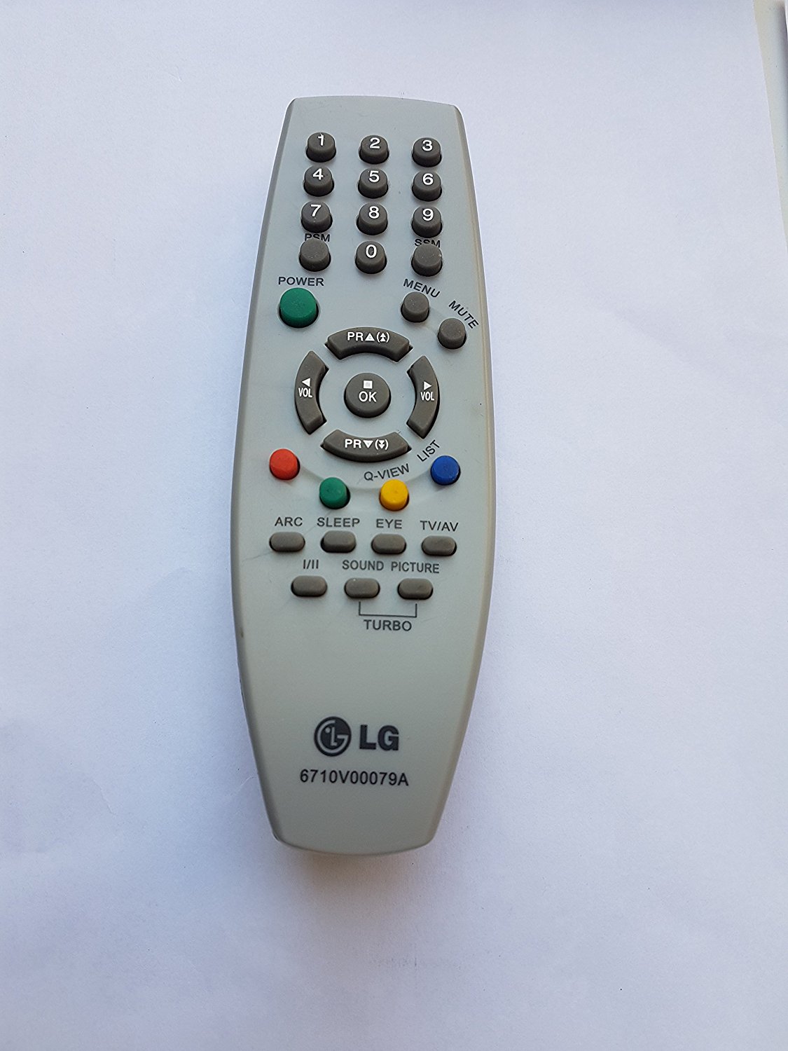 Buy LG CRT TV Remote (6710V00079A) compatible(Please Match The Image ...