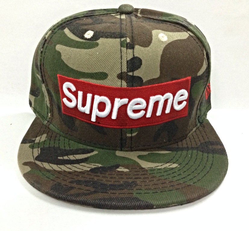 supreme camo hat