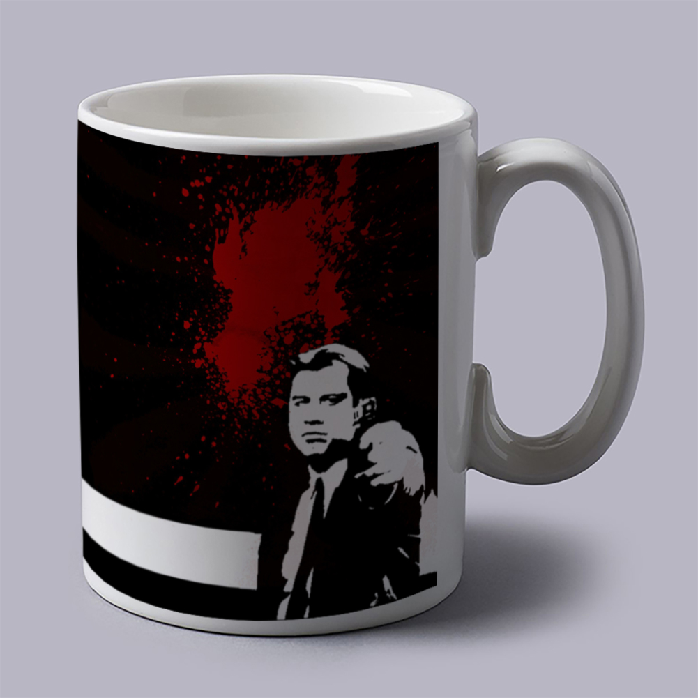 Mug Parodie Pulp Fiction – Saint Mia – Tasse Café Du Matin – Avec Boîte – Blanc