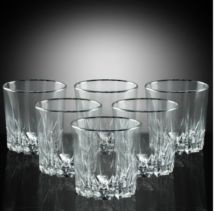 Buy Pasabahce Karat Whisky Glasses Set Of 6 300 Ml Each Made In