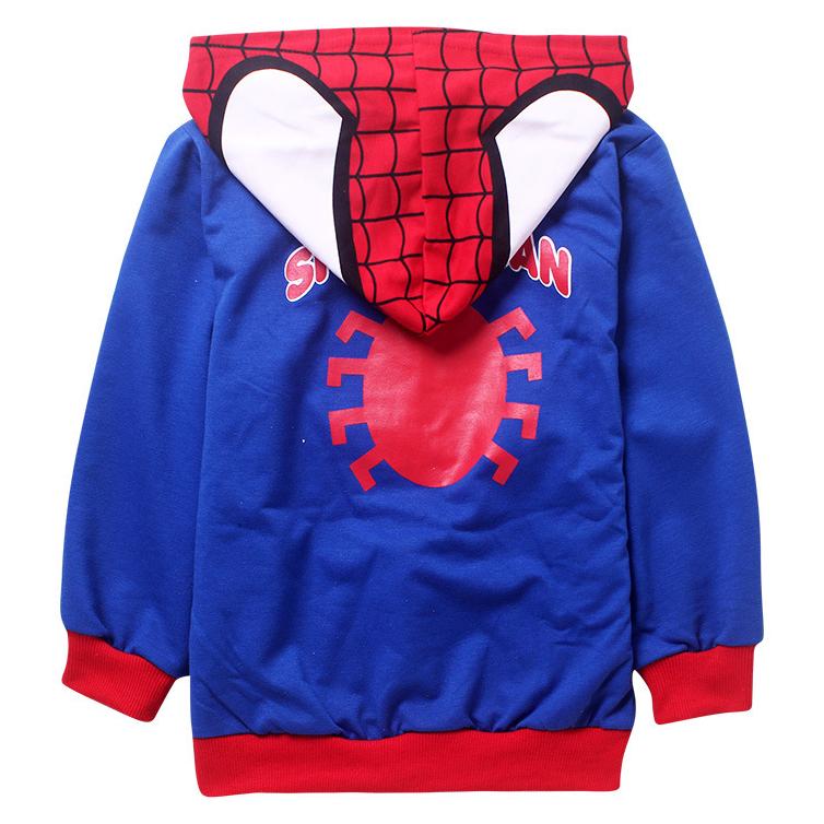 Spiderman Hoodie Jacket - Red & Blue!! In India - Shopclues Online