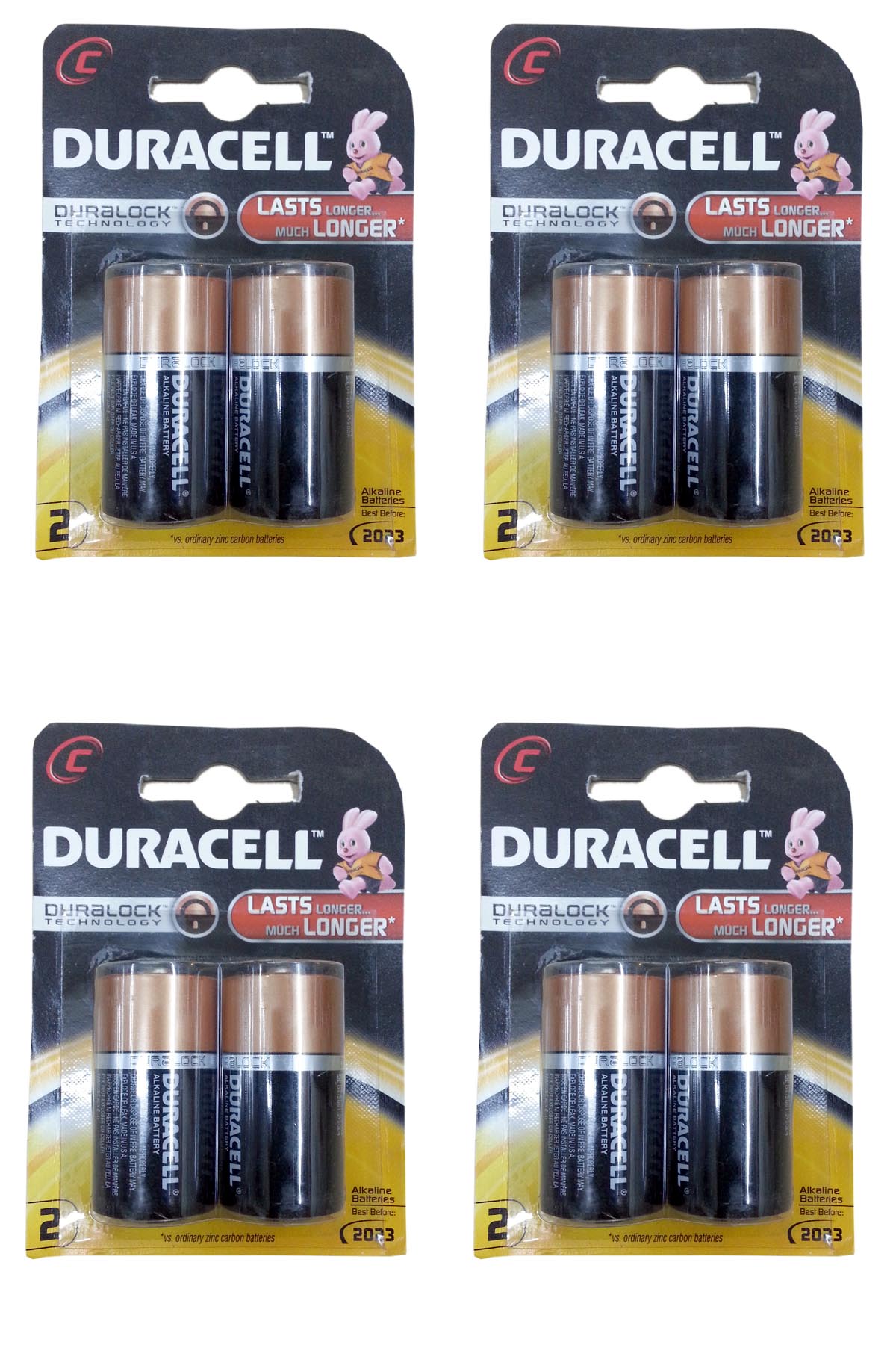 Duracell C size battery MN1400 1.5V LR14 pack of four batteries In ...