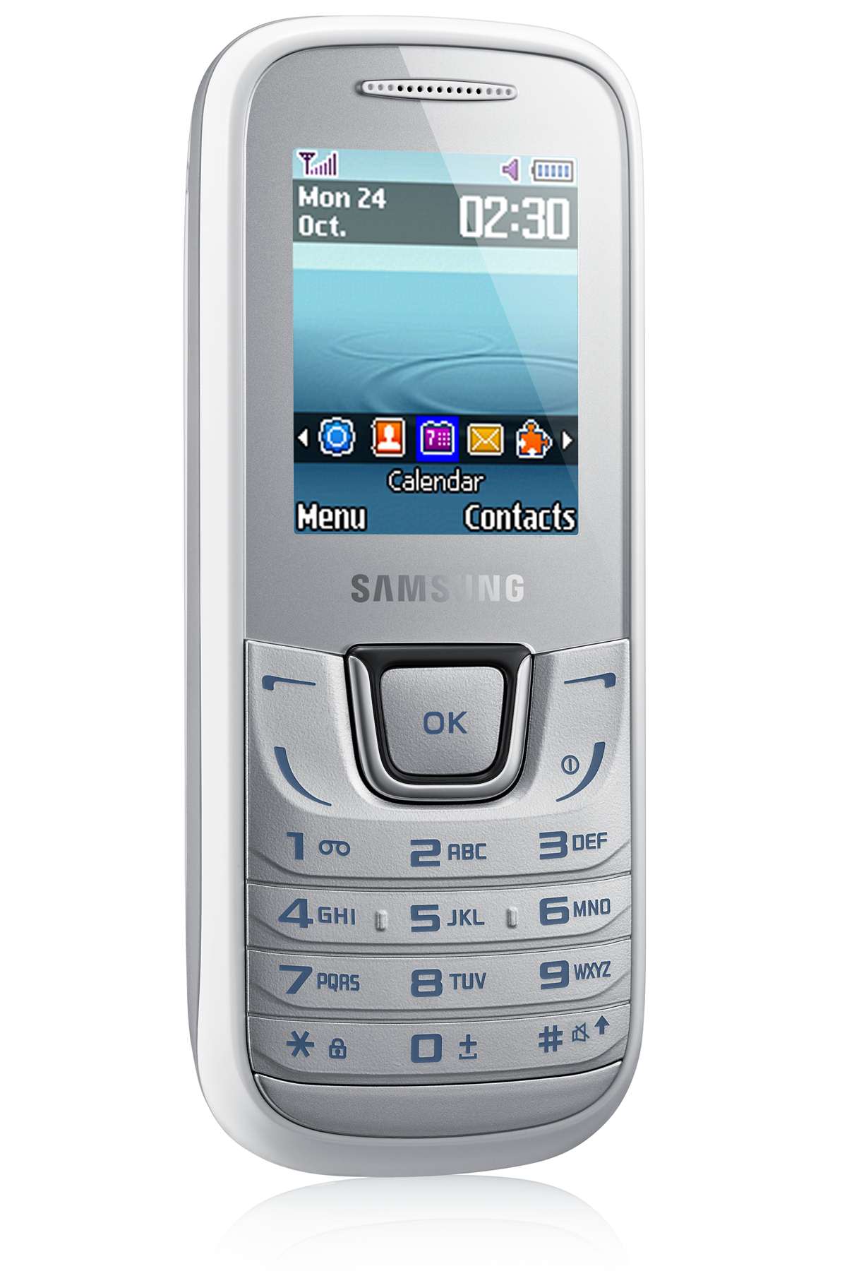 Samsung Guru E1282 White Dual Sim Phone With 1 Year Samsung Warranty 