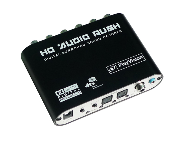 Dolby Digital Audio Decoder Digital to Analog 5.1 Channel Audio Converter