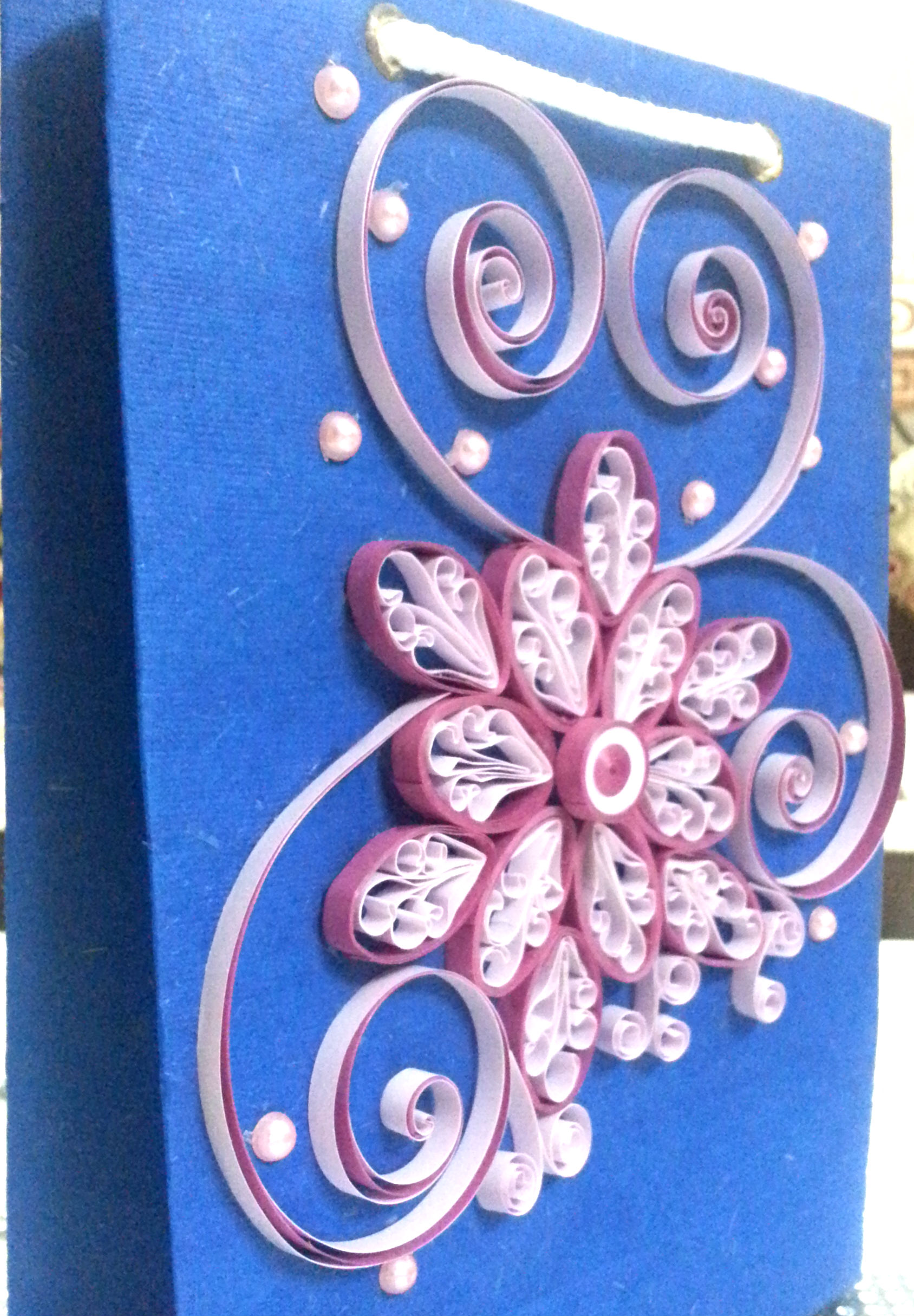 Handmade quilled Gift Bags Paper Quilling