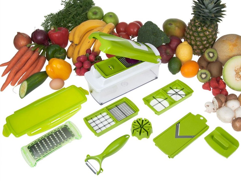 Multi Chopper Vegetable Cutter Fruit Slicer Peeler - Nicer Dicer Plus