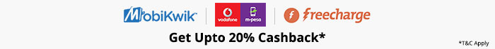 Get Upto 20% Cashback