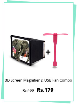 Sketchfab Combo of F2 Mobile Phone 3D Screen Magnifier + High Speed Flexible Usb Portable Fan 