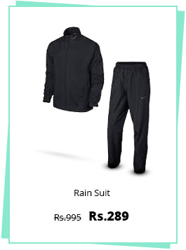  Black RainCoat With Lower And Cap (3 in 1) 