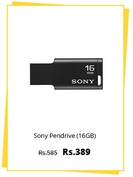  Sony 16GB USB Micro Vault Tiny Pen Drive - Black 