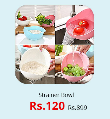 Strainer bowl