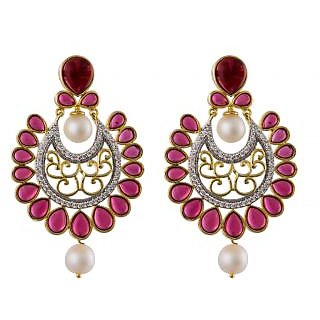 Pearl Chand Baali Earrings