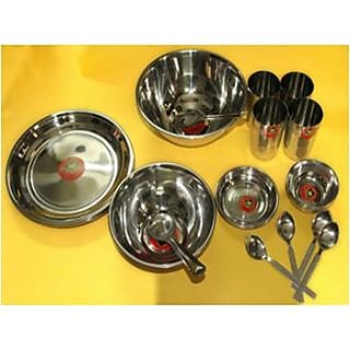 Stainless Steel Dinner Set Of 24 Pcs