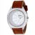 Gesture Brown Leather Men's Watch (5013-WH)