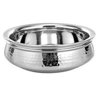 Stainless Steel Serving Handi With Diamention 15 Cm