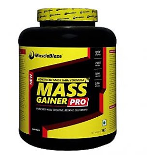 MuscleBlaze Mass Gainer Pro, Chocolate 3kg