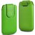 Wow Pu Leather Magnetic Pull Tab Protective Pouch For Micromax Bolt A46 4MPGreenMBA46
