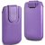 Wow Pu Leather Magnetic Pull Tab Protective Pouch For Micromax Bolt A36 4MPLPurpleMBA36