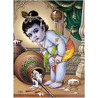 Online Bal Krishna Water Color Painting Prices Shopclues India