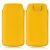 Wow Pu Leather Pull Tab Protective Pouch For Karbonn A91 (Yellow) 4PTyellowKA91