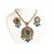 Porcupine Thewa Pendant Set With Matching Earrings PN-JW-PS-150