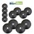 Body Maxx Rubber Weight Plates 15 Kg Home Gym Weight Lifting Plates With Bush