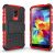Wow Super Grip Armor Stand Case For Samsung S5 Mini - Red HAS5miniRed