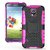 WOW Super Grip Armor Stand Case for Samsung S5 - Pink HAS5PINK