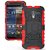 Wow Rugged Armor 2 Layer Stand Case For Motorola Moto X - Red HAMTXRed