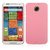 Wow Rubberized Feather Finish Matte Hard Protective Case For Motorola Moto X (2nd Gen) - Light Pink MTMTX2LPink