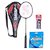 Silver's Pro-170 Badminton Racquet with 3/4Th Cover(Assorted) with Silver's Pvc Grip  Silver's Sheep Badminton Gut 0.80Mm(10M)